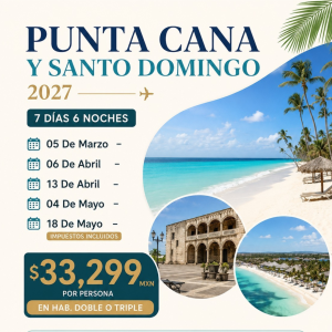 Punta Cana y Santo Domingo
