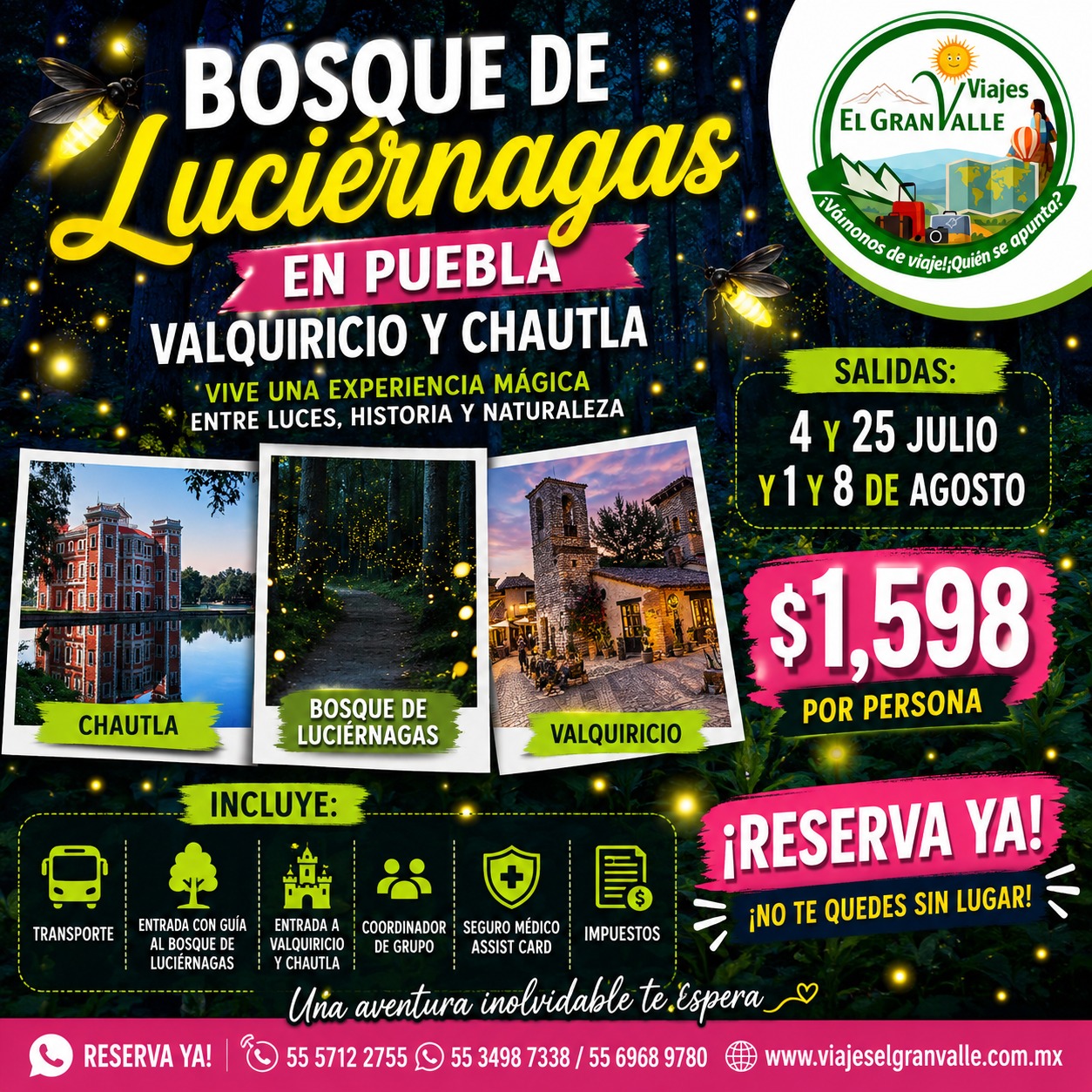 BOSQUE DE LUCIÉRNAGAS EN PUEBLA