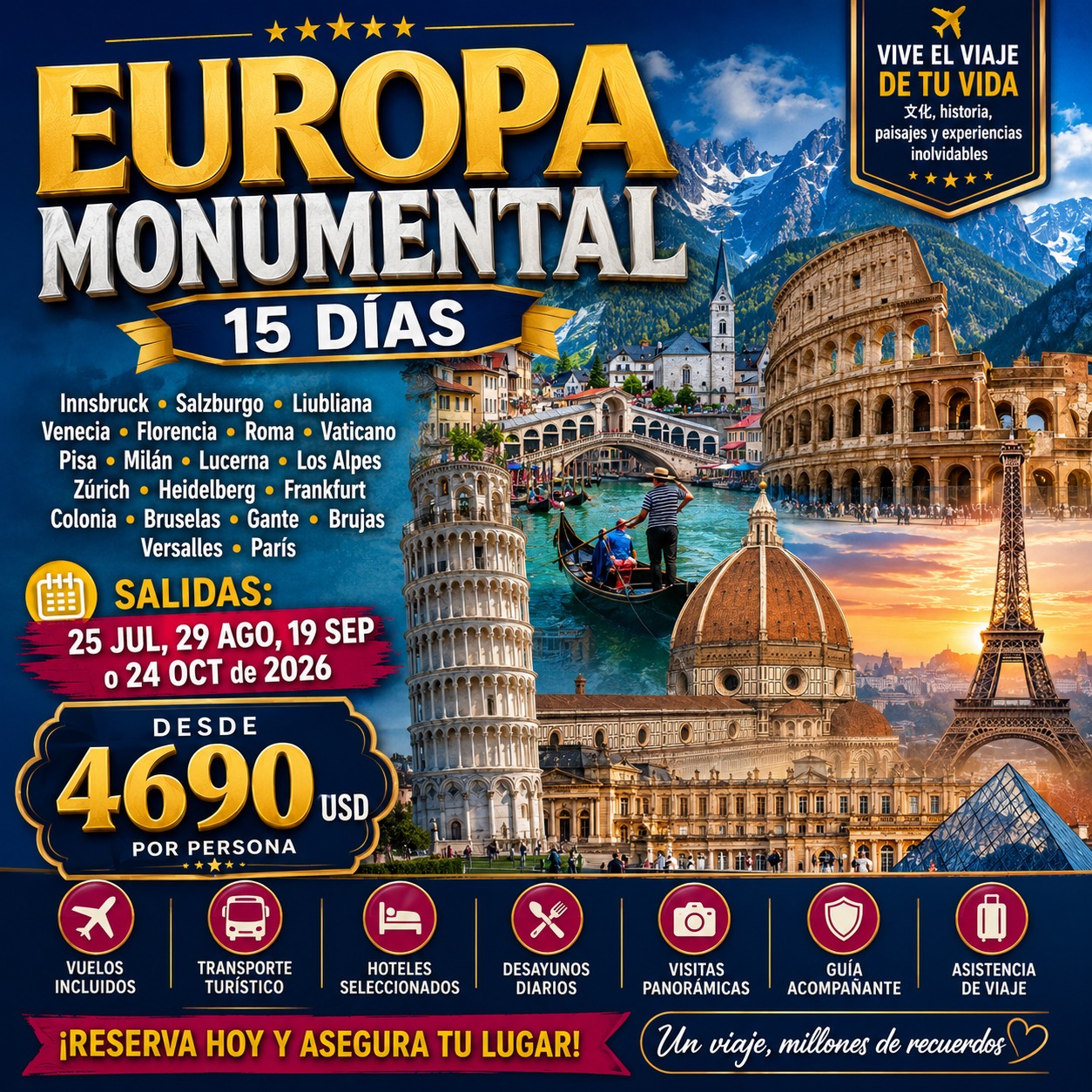 Europa Monumental 16 días