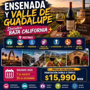 BAJA CALIFORNIA ENTRE VIÑEDOS Y MAR 🍷  Ensenada & Valle de Guadalupe