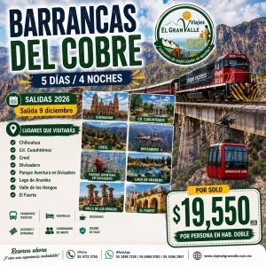 Barrancas del Cobre 2026