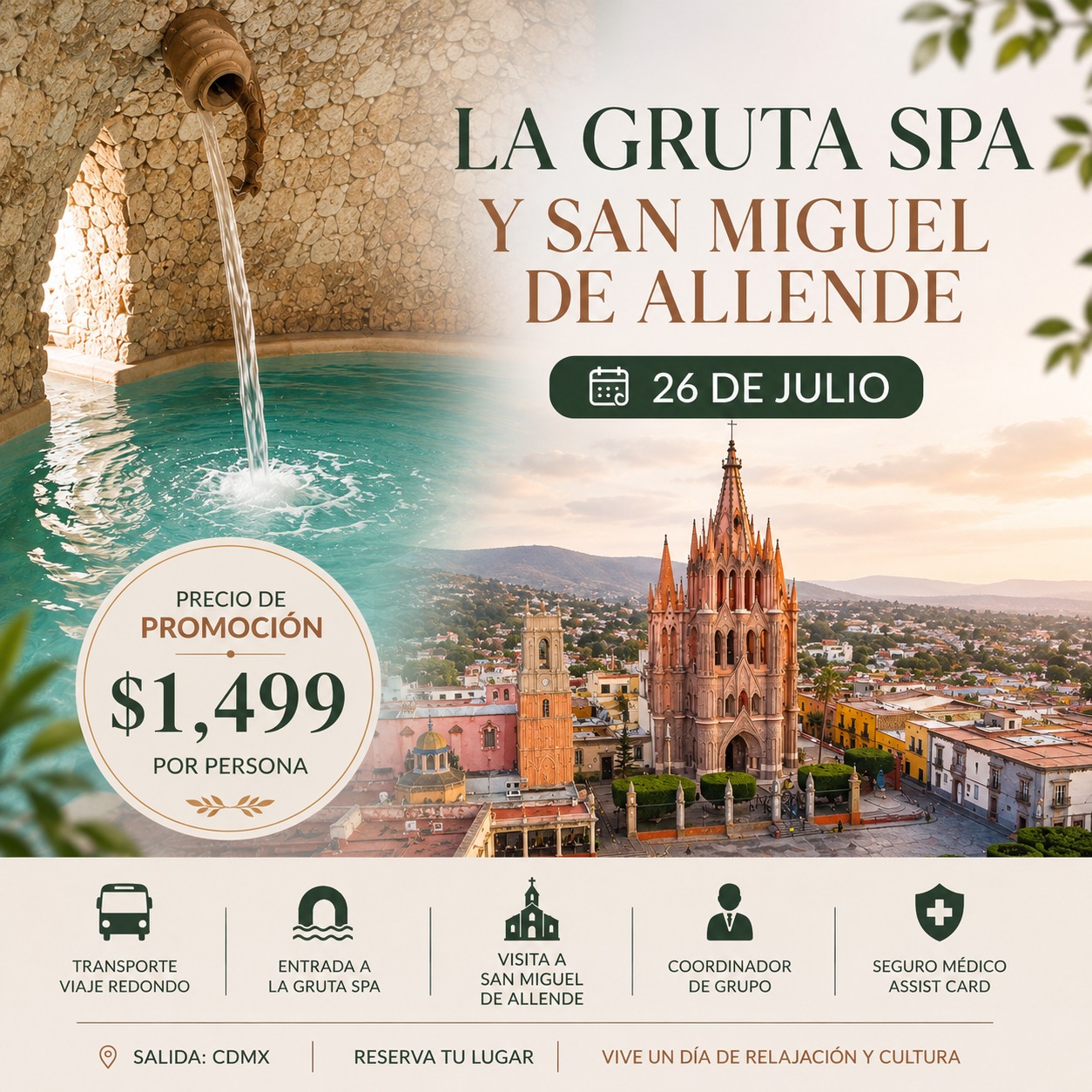 LA GRUTA SPA Y SAN MIGUEL DE ALLENDE