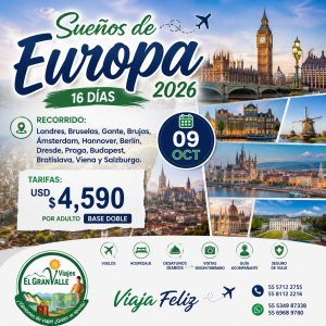 Sueños de Europa 2026